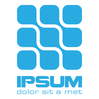 Blue Technology Shape Logo PNG Vector