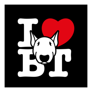 Bull Terrier Logo PNG Vector