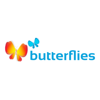 Butterflies Logo PNG Vector