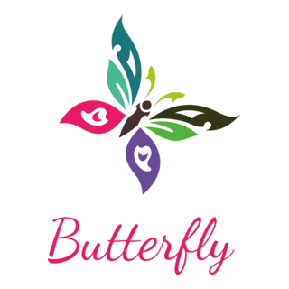 Butterfly Logo PNG Vector