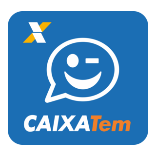 Caixa Tem Aplicativo Logo PNG Vector
