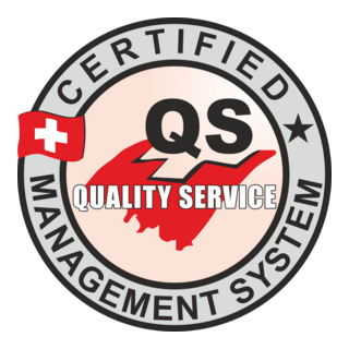 CERTIFIED MANAGMENT SYSTEM QS ISO 9001 Logo PNG Vector