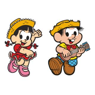 Chico Bento e Rosinha Logo PNG Vector