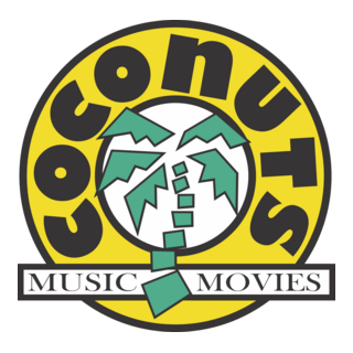 Coconuts Record Store Logo PNG Vector