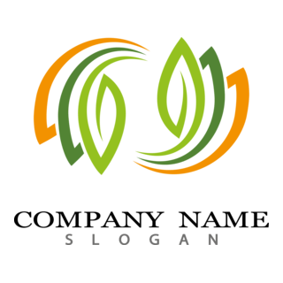 Color Nature Leaf Company Logo PNG Vector