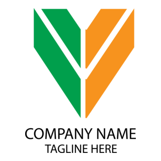 Colorful Company Shape Logo PNG Vector