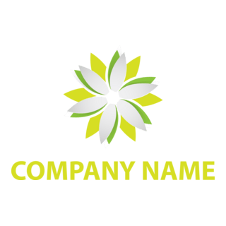 Colorful Flower Logo PNG Vector
