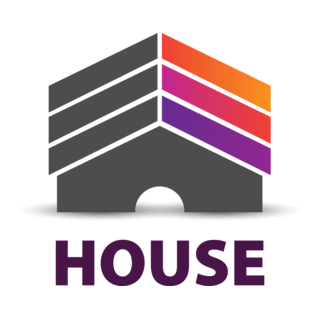 Colorful House Logo PNG Vector