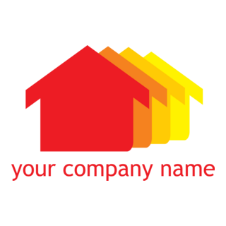 Colorful Real Estate Logo PNG Vector