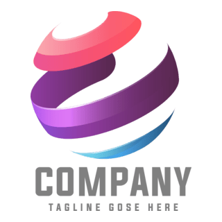 Colorful Technology Company Logo PNG Vector