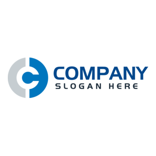 Company C Letter Logo PNG Vector