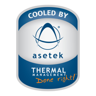 COOLED BY asetek THERMAL MANAGEMENT Logo PNG Vector