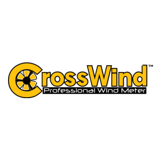 CrossWind Professional Wind Meter Logo PNG Vector