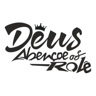 Deus Abençoe os Rolê Logo PNG Vector