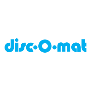 disc-O-mat Record Store Logo PNG Vector