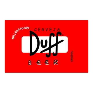 Duff Beer ( The Simpsons ) Logo PNG Vector