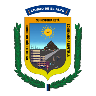 Escudo de la ciudad de El Alto Logo PNG Vector