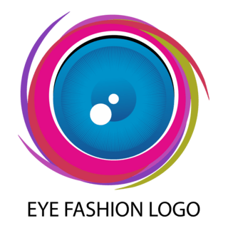 Eye Fashion Logo PNG Vector