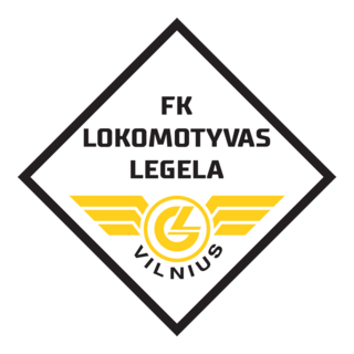 FK Lokomotyvas-Legela Vilnius (late 90's) Logo PNG Vector