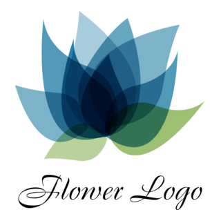 Flower Logo PNG Vector
