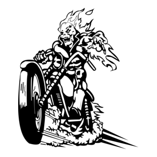 Ghost Rider Logo PNG Vector