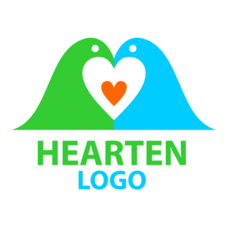 Hearten Swan Logo PNG Vector
