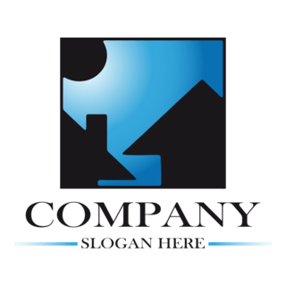 House Company Shape Logo PNG Vector