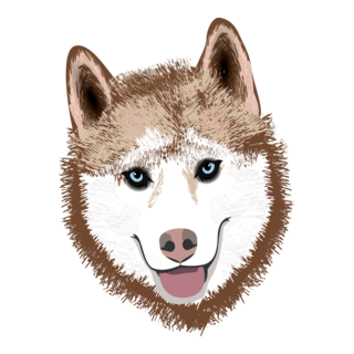 husky Logo PNG Vector