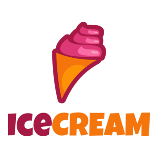 Ice Cream Logo PNG Vector