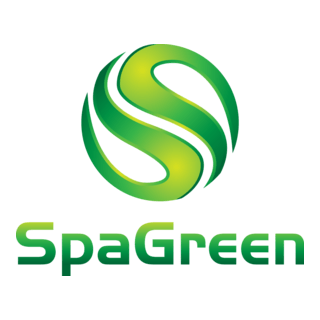 Letter S Spa Green Company Logo PNG Vector