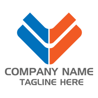 Letter V Company Logo PNG Vector