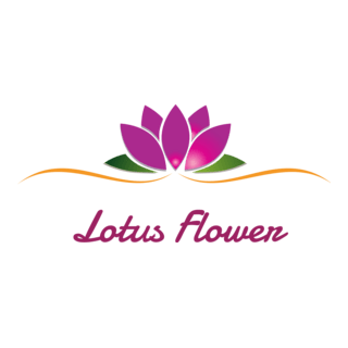 Lotus Flower Logo PNG Vector