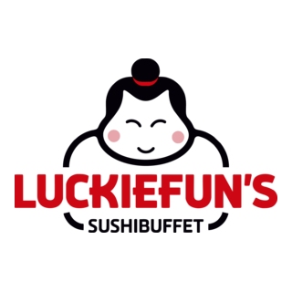 Luckiefun's Sushi Buffet Logo PNG Vector