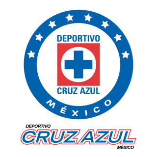 Máquina Celeste del Cruz Azul Logo PNG Vector