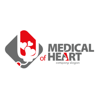 Medical of Heart Logo PNG Vector