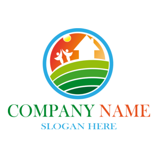 Nature Home Logo PNG Vector