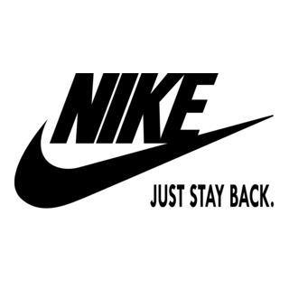 Nike Just Stay Back Logo PNG Vector