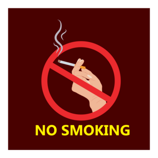 NO SMOKING HERE Logo PNG Vector