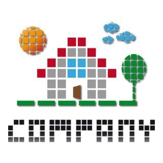 Pixel House Company Logo PNG Vector