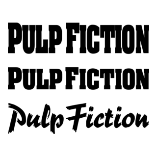 Pulp Fiction Logo PNG Vector