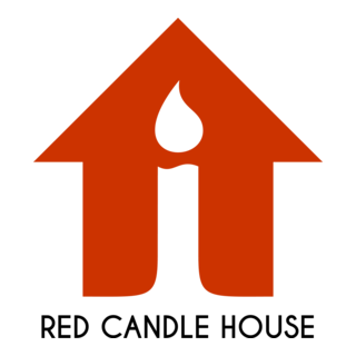 Red Candle House Logo PNG Vector