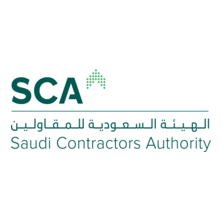 Saudi Contractors Authority Logo PNG Vector