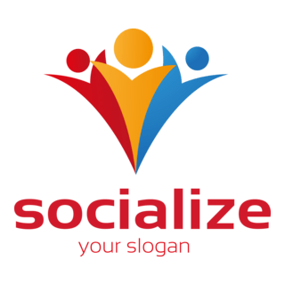 Socialize People Logo PNG Vector