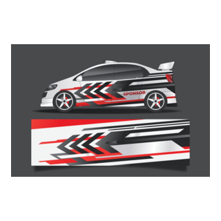 SPORTS CAR STICKER Logo PNG Vector
