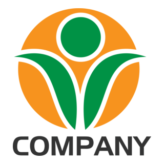 Sun Man Logo PNG Vector