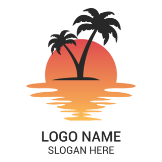 Sunset Logo PNG Vector
