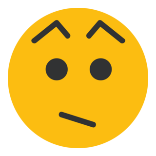 Suspicious Emoji Logo PNG Vector