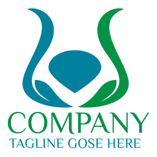 Tree Leaves Logo PNG Vector