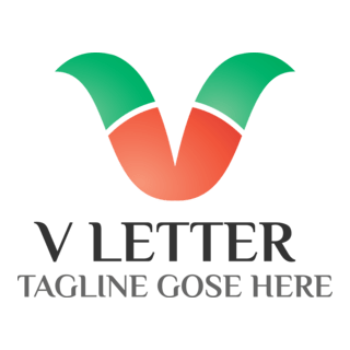V Letter Company Logo PNG Vector