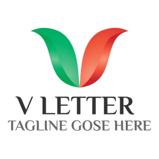 V Letter Company Logo PNG Vector